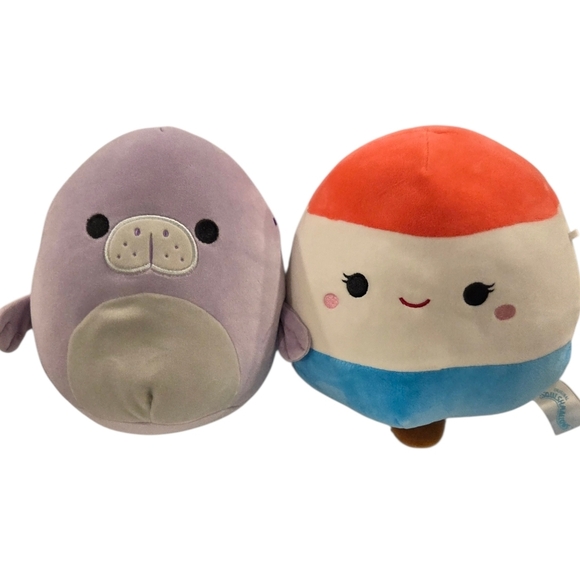 Squishmallows Other - Maeve the Manatee & Lelila the Popsicle Squishmallows